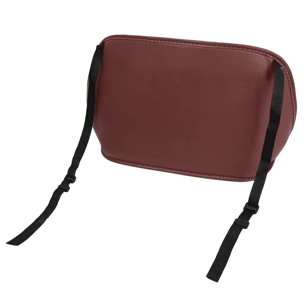 1 шт. кожаная сумка для хранения заднего сиденья автомобиля сиденье между органайзером держатель для багажа карман 6 цветов автомобильные аксессуары - Название цвета: Wine Red