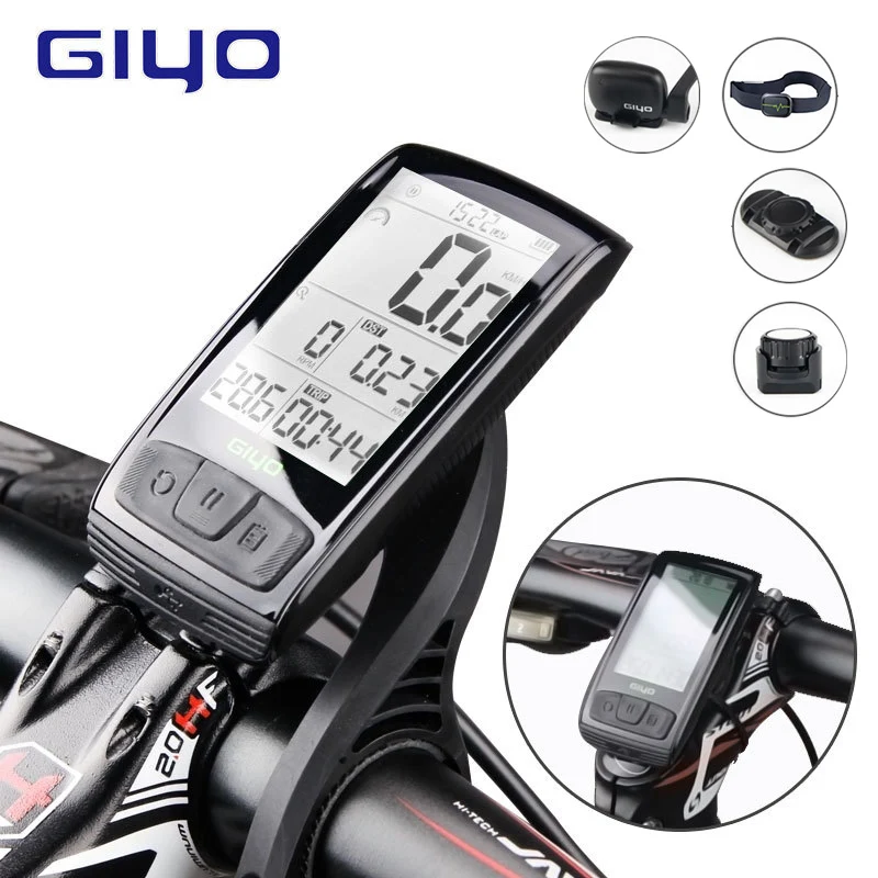 

Wireless Bluetooth Bicycle Computer Mount Holder Bike Speedometer/Cadence Sensor/Odometer IPX5 LED Digital Rate Cycling Computer