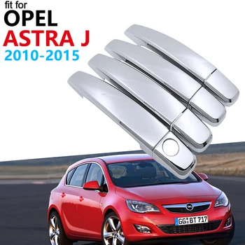 

Luxurious Chrome Exterior Handle Cover Trim Set for Opel Astra J 2010 2011 2012 2013 2014 2015 Accessories Car Stickers