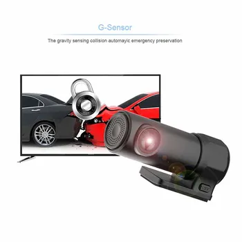 

170° Mini HD Car Dash Cam Dash Cam Wi-Fi Car DVR Dash Cam Rear Camera Video Recorder App Intelligent Record