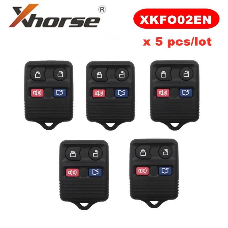 Xhorse XKFO02EN провод дистанционный ключ с 4 кнопками для FOR-D работать VVDI инструмент VVDI2
