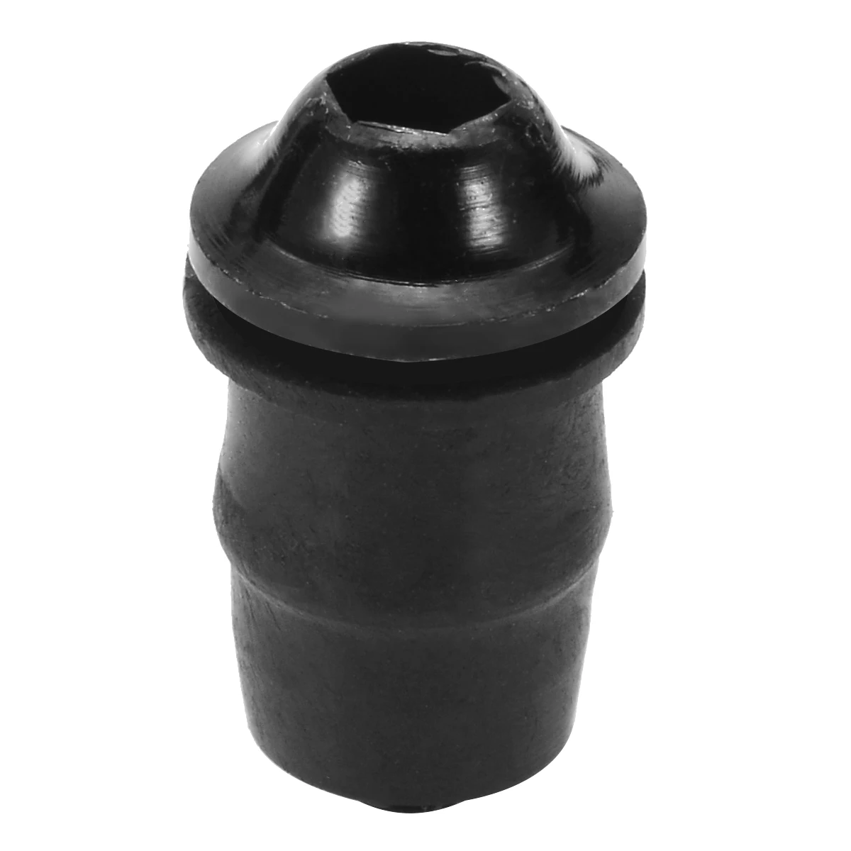 10 шт. Высокое качество мотоцикл черный резиновый Wellnut M5 5 мм метрический обтекатель экрана Cowls Хорошо Гайка для лобового стекла фитинги