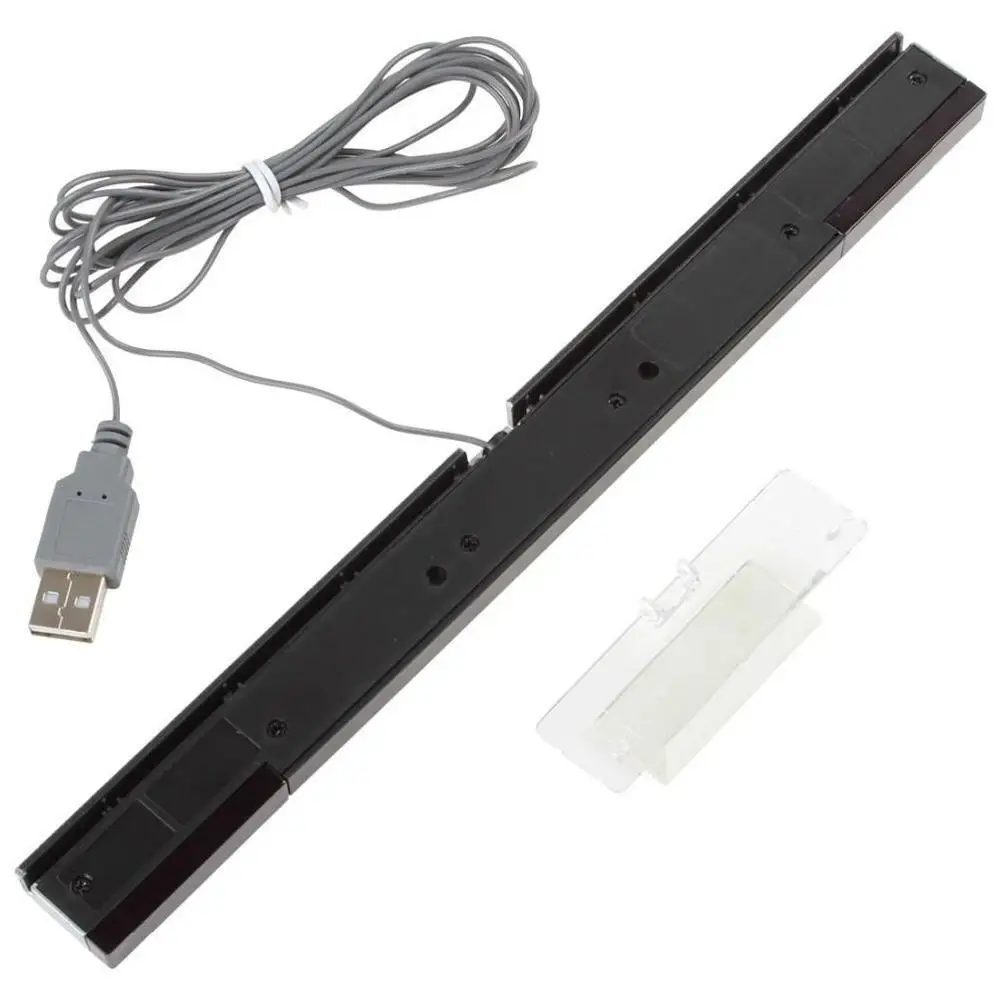 

For Wii Video Game Sensor Bar Wired Receivers Infrared Signal Ray Plug Bar Remote For Nitendo USB Replacement Will Sensor I X6G1