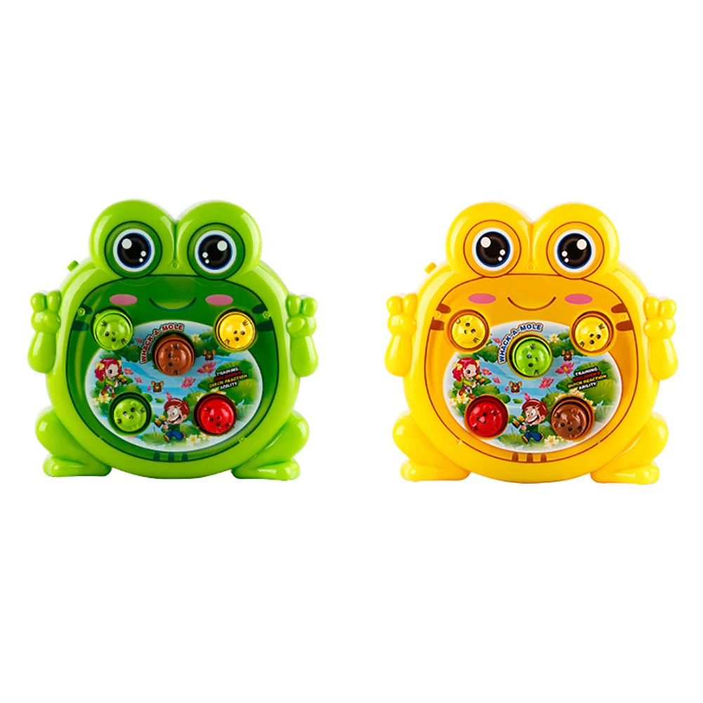  Kids Hit Hamster Game Toys Plastic Electric Funny Frog Interactive Hit Hamster Game Machine Childre
