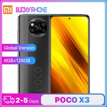 Global Version Xiaomi POCO X3 Smartphone 6G 128G Snapdragon 732G Octa-Core 6.67Inch Ultra Clear Screen 64MP Quad Camera 5160mAh