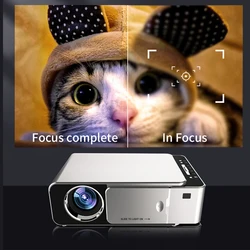 4k 3d Mini T6 Led Projector Support 3500 Lumens Android Wifi Bluetooth-Compatible Portable Cinema Beamer For Smartphone