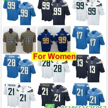 Женские футбольные майки в стиле Лос-Анжелес, Джои Боса, ладаниан, Томлинсон, Филип Риверс, Кинан, Аллен, Мелвин, Гордон