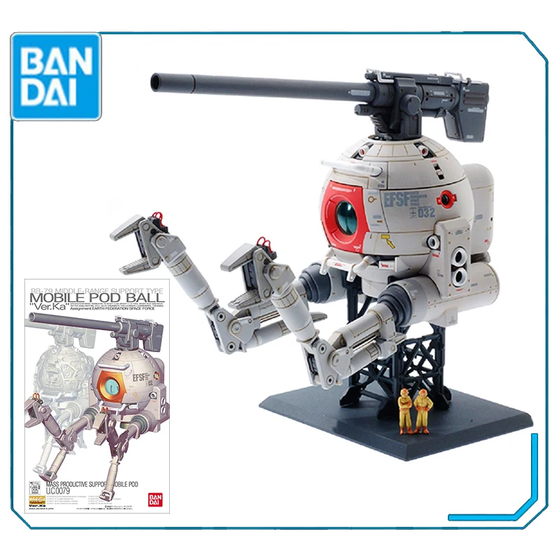 

Original Bandai MG 1/100 RB-79 Ball Card iron ball card version Ver.Ka Gundam Assembly Action Figureals Model Dolls