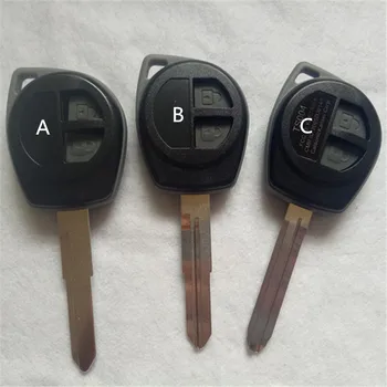 

DAKATU With LOGO 2 Button Remote Car Key Shell Case Uncut Blank HU133R TOY43 SZ11R Blade for Suzuki SX4 Grand Vitara Swift
