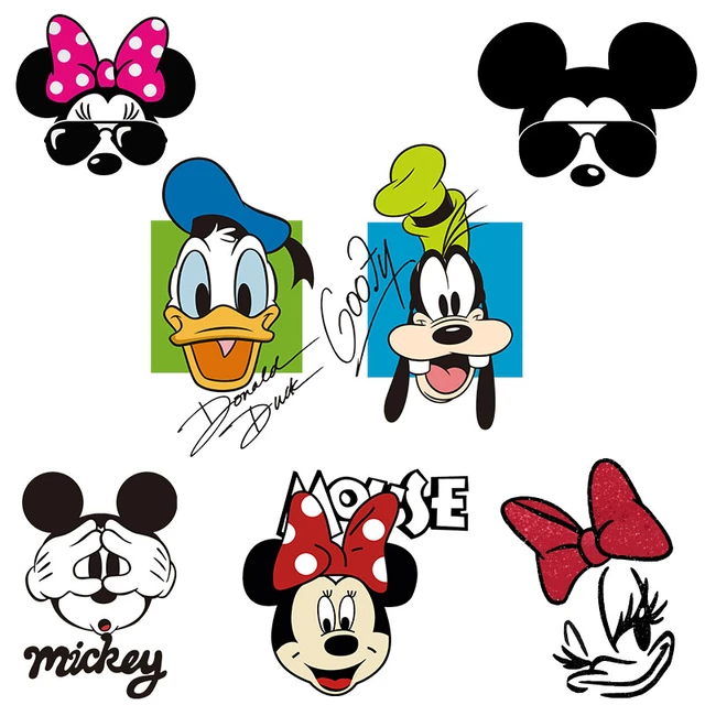 Mickey Mouse Iron Patches Clothing  Mickey Mouse Patches Clothes - Ironing  Patches - Aliexpress