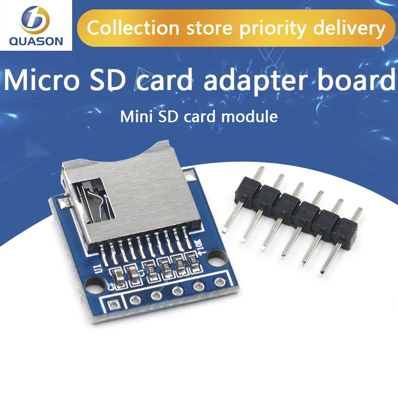 Плата расширения памяти Micro SD 10 шт./лот защитный модуль карты Mini TF с контактами для