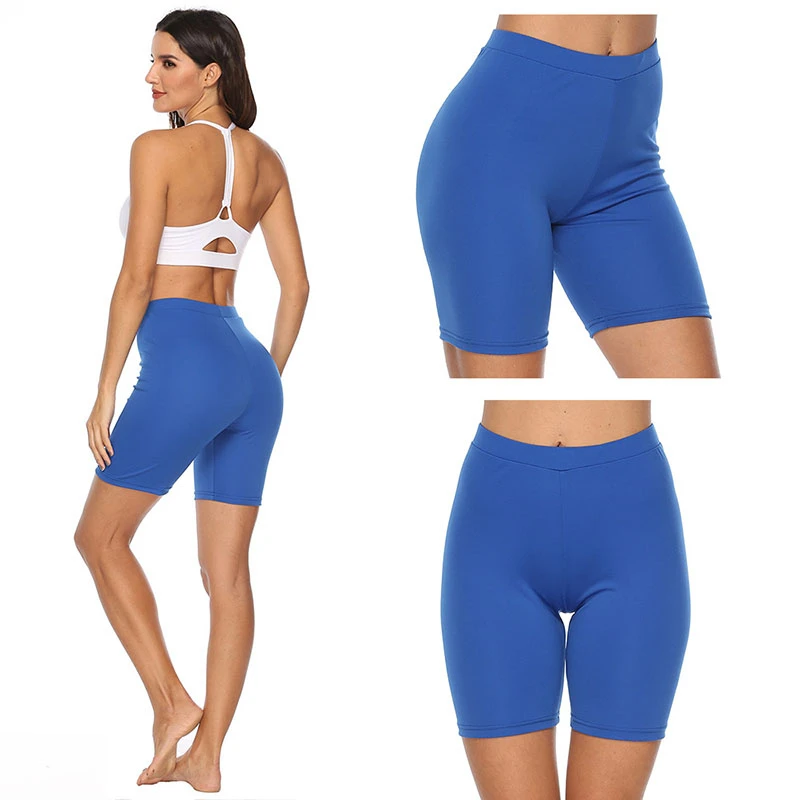 

Running Workout Gym Shorts Solid Sport Leggings Breathable Fitness Women Yoga Shorts Quick Drying Sweatpants Short Sports Tights