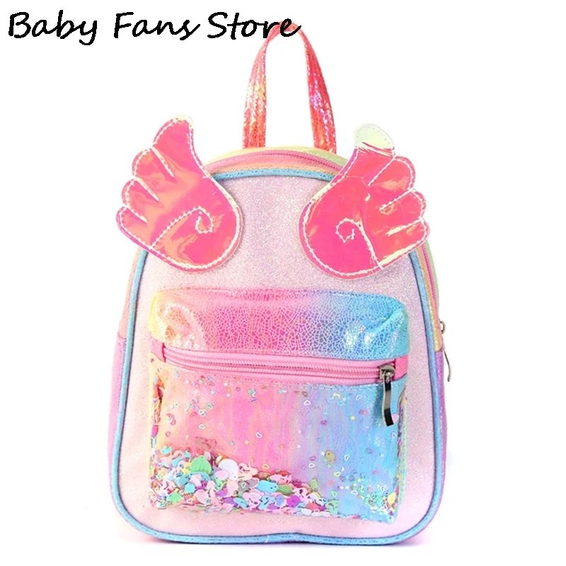 Mochila de lentejuelas rosas para niños, mochilas escolares bonitas, mochilas de princesa brillante para niñas, mochilas bonitas para jardín de infantes, bolsas para libros|Bebé y Niños Bolsas| AliExpress