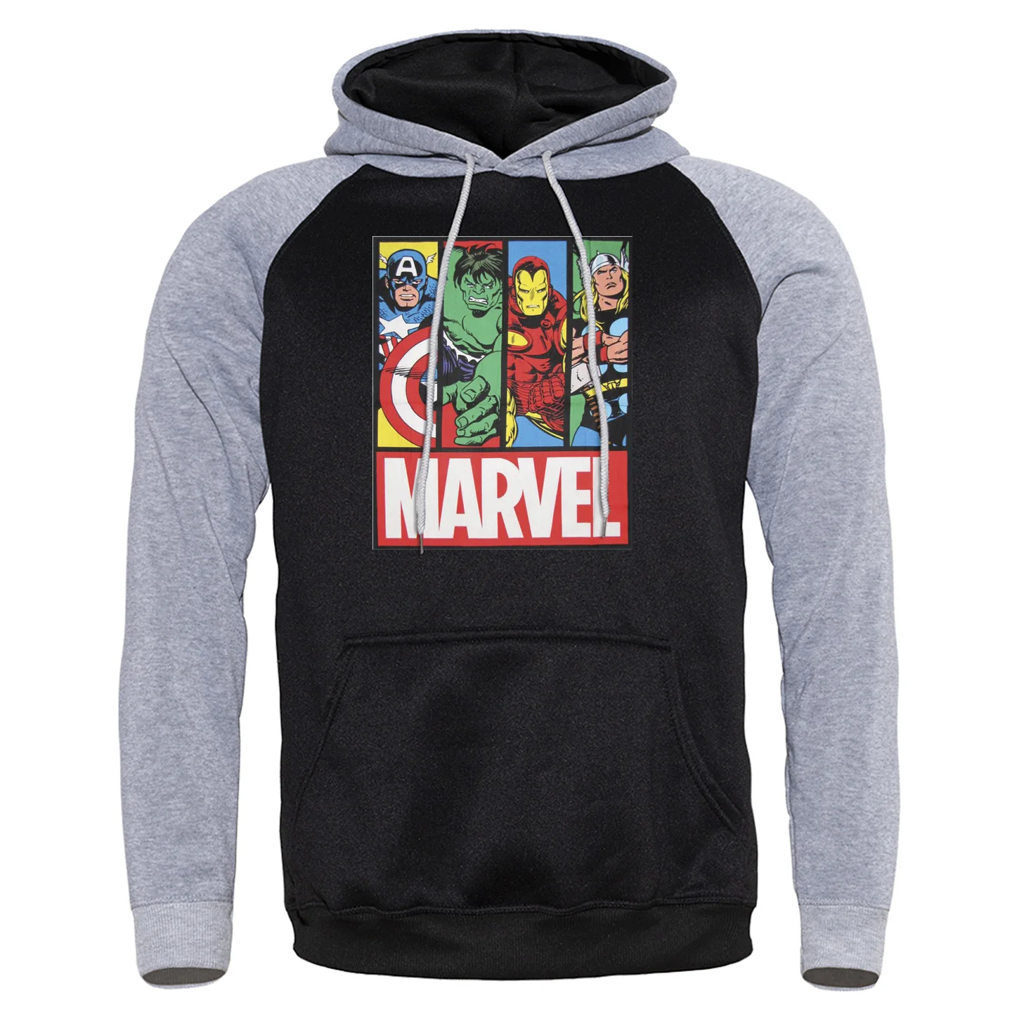 Мстители Marvel, супер герой, аниме,, новинка, длинный рукав, толстовка, Осень-зима, толстовка, мужская, реглан, хип-хоп, толстовка, уличная одежда