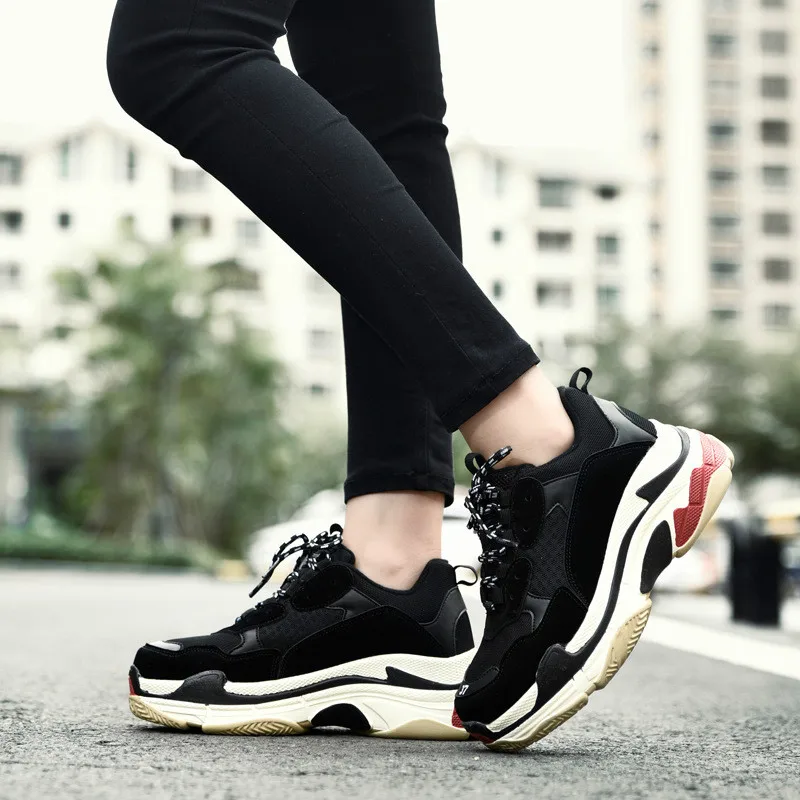 

2019 New Women's Comb Shoes Fashion Students Wild Casual Sports Shoes Breathable Running Shoes Lovers Men and Women Shoes
