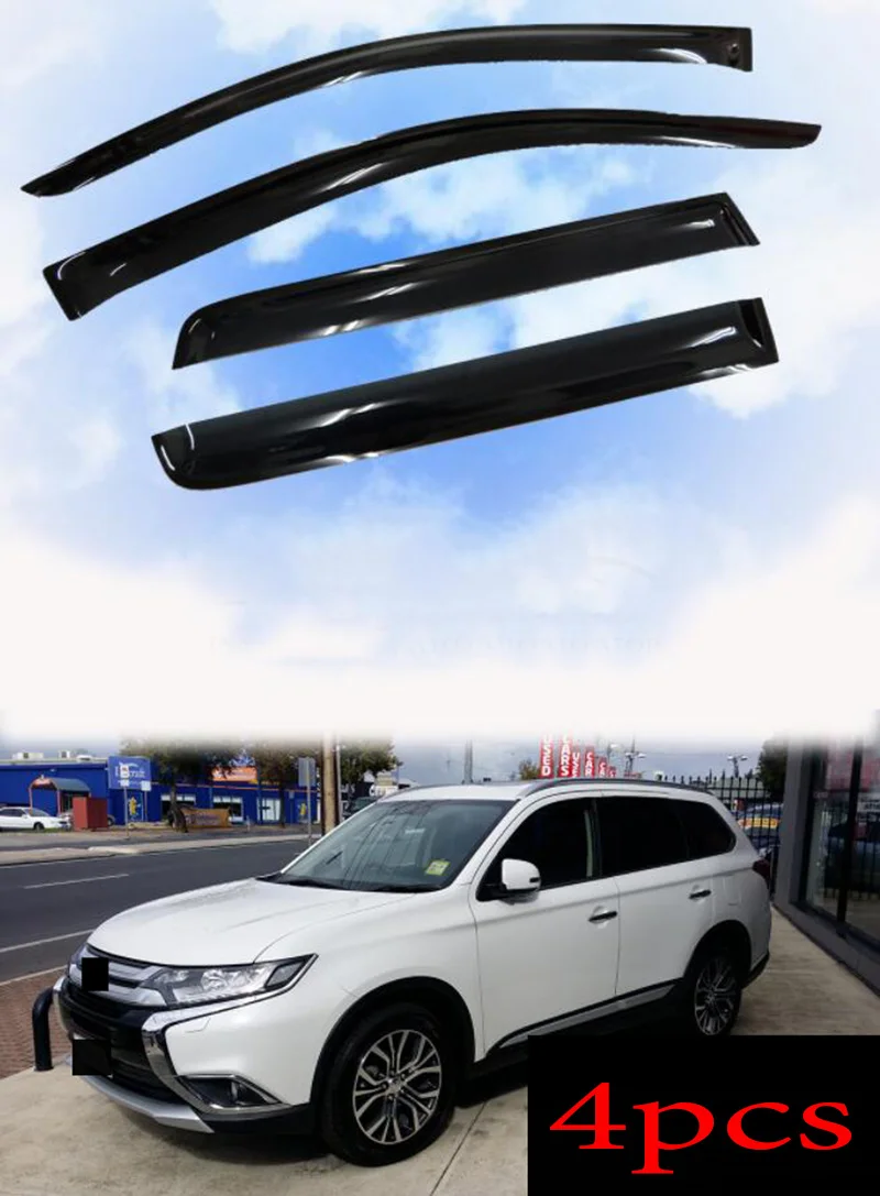 Auto Emblem Für Mitsubishi Outlander 2013-2019 - Heckdeckel Abzeichen In Schwarz