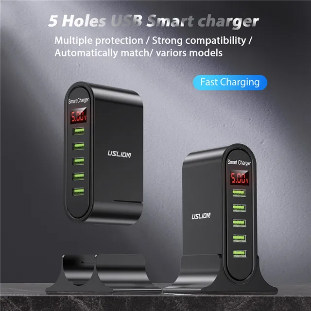 5 Port USB Charger Handy