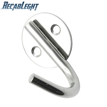 

Recableght Stainless Steel Hat Hook Clothes Coat Hanger Rack Wall Mounted Towel Hook Saves Much Room And Convenient To Install