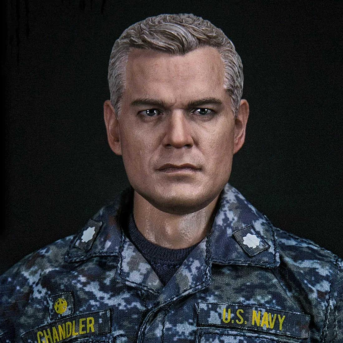 1/6 30 см Солдат модель костюм реалистичный головной убор DIY ручной работы солдат темно-синий Штурмовик