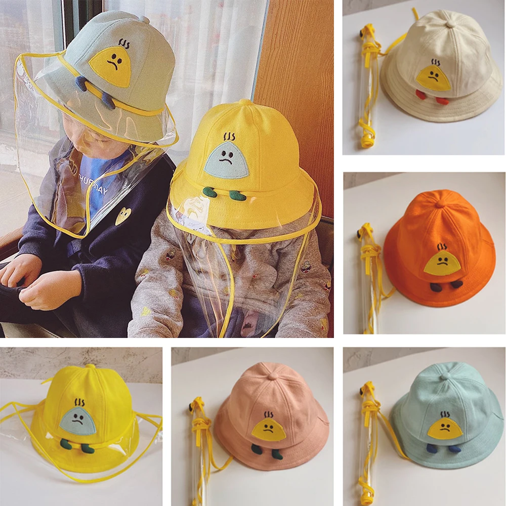 Детская Съемная Пыленепроницаемая защитная маска для защиты от пятки козырек