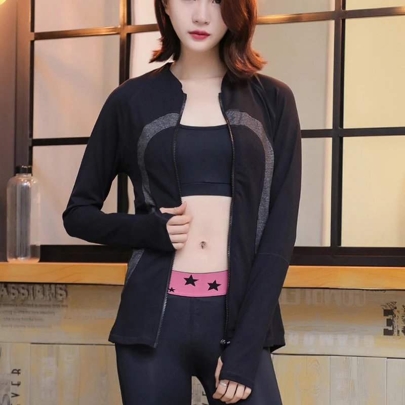 

2019 New Women Sports Jacket Spring Autumn Jacket Running Windbreaker Windproof Jogging Coat Outdoor Clothes