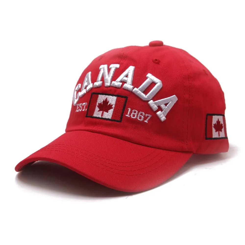 T-MAC Brand Canada Letter Embroidery Baseball Caps Snapback hat for Men Women Leisure Hat cap wholesale Gorras | Аксессуары для