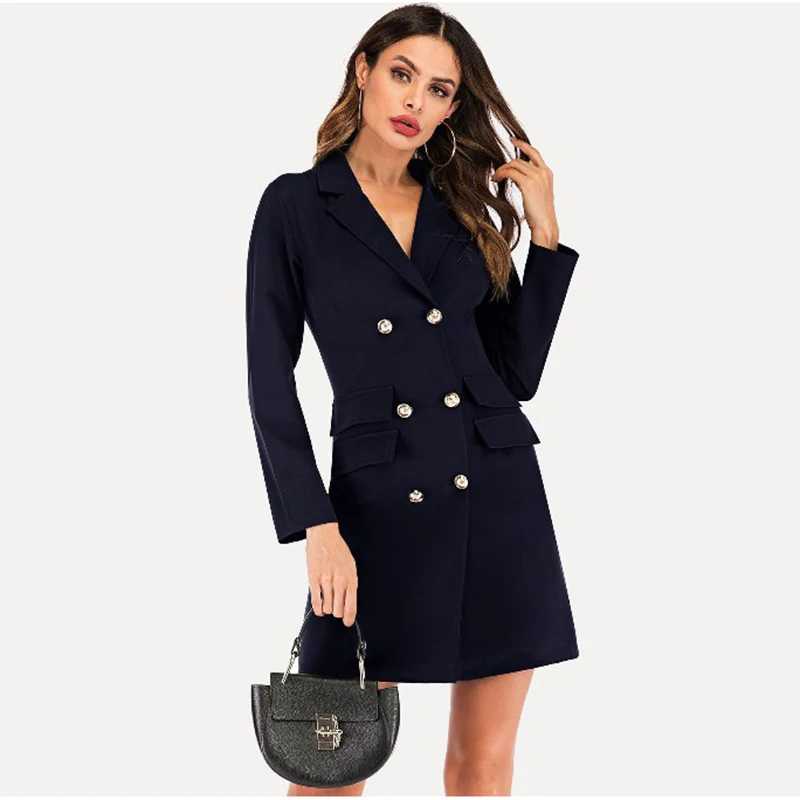 

Office Dress Women Elegant White Formal Stylish Work Wear Ladies Autumn New Long Sleeve Business Black Mini Sexy Bodycon Dresses