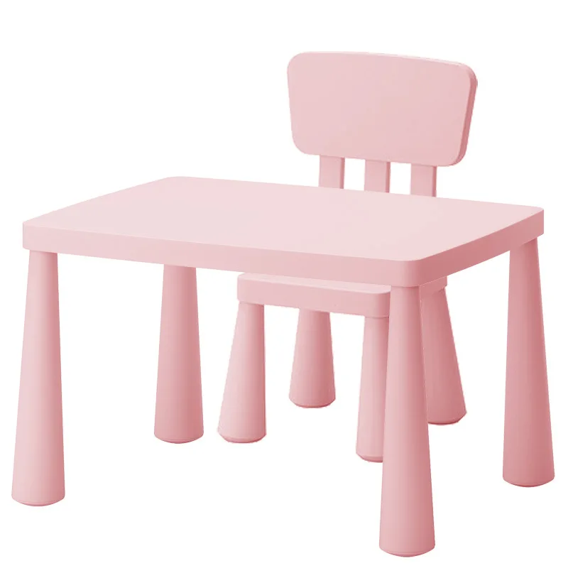 New Thickening Children's desk and chair suit combination Kindergarten dining table set kids furniture |