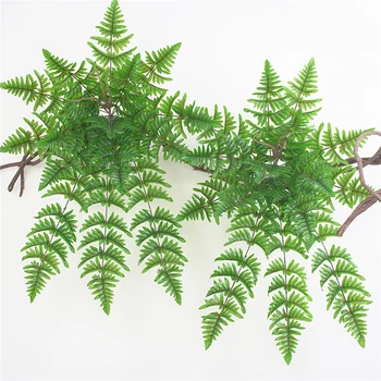 

Green Simulation Persian Phoenix Grass Wall Hanging Decoration Artificial Wall Hanging Plastic Fern Grass Plant Home Decoration