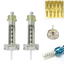 0,5 миллилитровый шприц медицинская игла ампул головка для мезотерапии пистолет гиалуроновая ручка наполнитель губ инъекции высокого давления удаления морщин