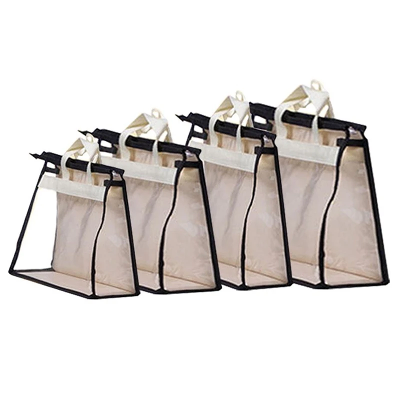 Breathable Clear Women Purse Handbag Dust Cover Storage Bag For Dust