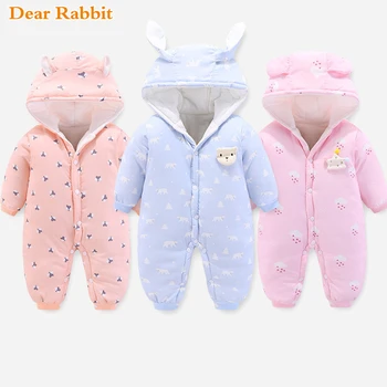 

2020 Baby onesie Girl clothes costume autumn Winter Romper For Newborn Boy Toddler Jumpsuit Overalls Thick Warm Infant Clothing