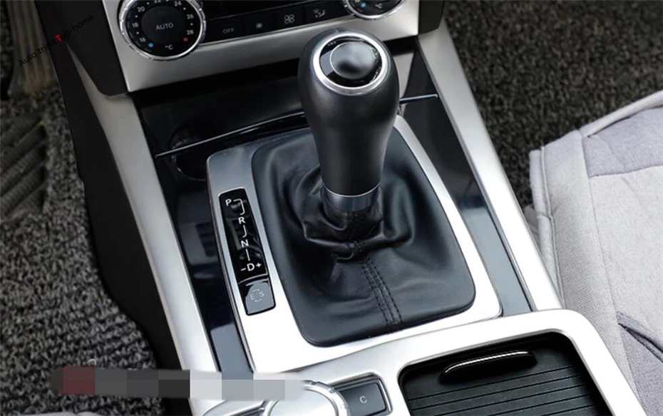 Yimaautoпланки интерьер для Mercedes Benz C CLASS W204 Седан 2011 2012 2013 нержавеющая сталь киоски коробка переключения передач крышка отделка комплект