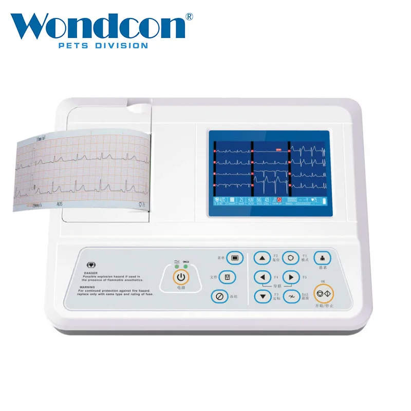 Wondcon оборудование для анализа патологий три каналы ecg ручная автоматическая Arrythmia анализ медицинское оборудование