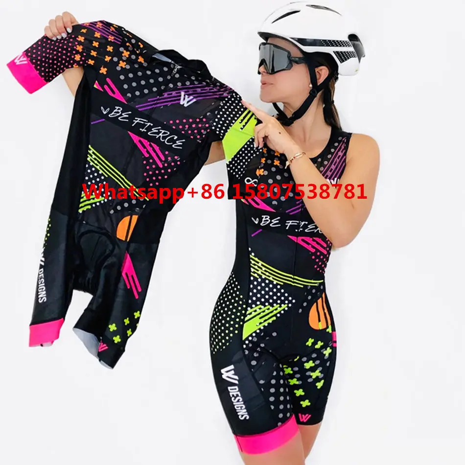 Skinsuit body Be Fierce Vv женский Аэро Триатлон на заказ трикостюм Макет Набор Байкерская одежда для спорта на открытом воздухе одежда для бега - Цвет: Triathlon 01