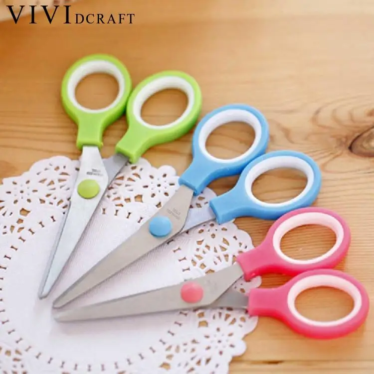 Vividcraft papelería de oficina tijeras de corte de Herramientas Oficina de corte de acero tijeras de uso rudo Diy tijeras para manualidades Tai G1F4