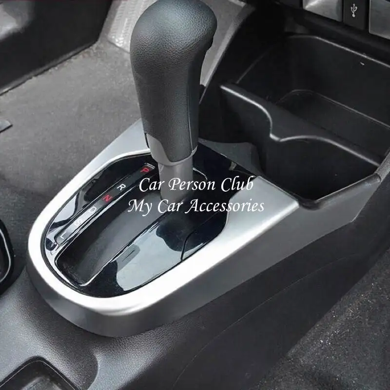 

For Honda FIT 2014 2015 2016 2017 2018 Console Gear Shift Box Adjust Knob Cover Frame Panel Trims ABS Car Styling Accessories
