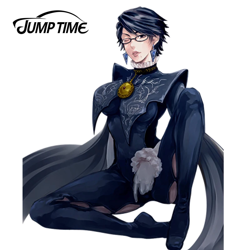 JumpTime 13 см x 10 5 3D стайлинга автомобилей Bayonetta аниме окна автомобиля Наклейка JDM