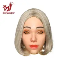 KUMIHO Keyes Style High Quality silicone Hand-made Mask made Top Masquerade Cosplay Mask For Transgender Stage Performance