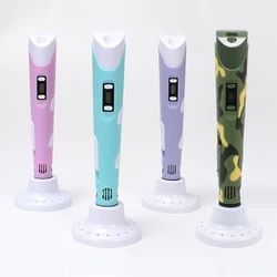 Stylo de dessin 3D pour enfants, avec écran LCD, Filament PLA Compatible avec les jouets, cadeau de noël et d'anniversaire 
