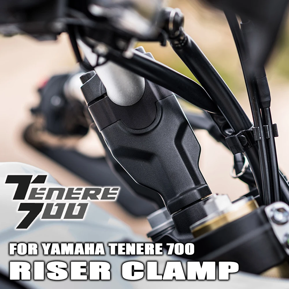 Nuovi Accessori Moto Manubrio Riser Morsetto Montaggio Riser Cnc Alluminio Billet Per Yamaha Tenere 700 Tenere 700 Tenere 700
