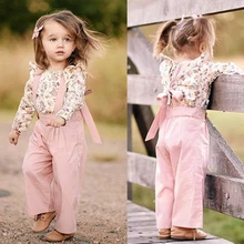 Wisefin/Детские комбинезоны; комбинезоны для девочек; детская одежда для девочек; Летний комбинезон; детские комбинезоны для девочек с оборками на рукавах