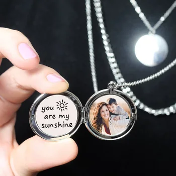 

PHOTO LOCKET LOCKET FAMILY ALBUM NECKLACE JEWELRY MEMORY NECKLACE PICTURE LOCKET GIFT FOR FRIEND MOM YOU ARE MY SUNSHINE