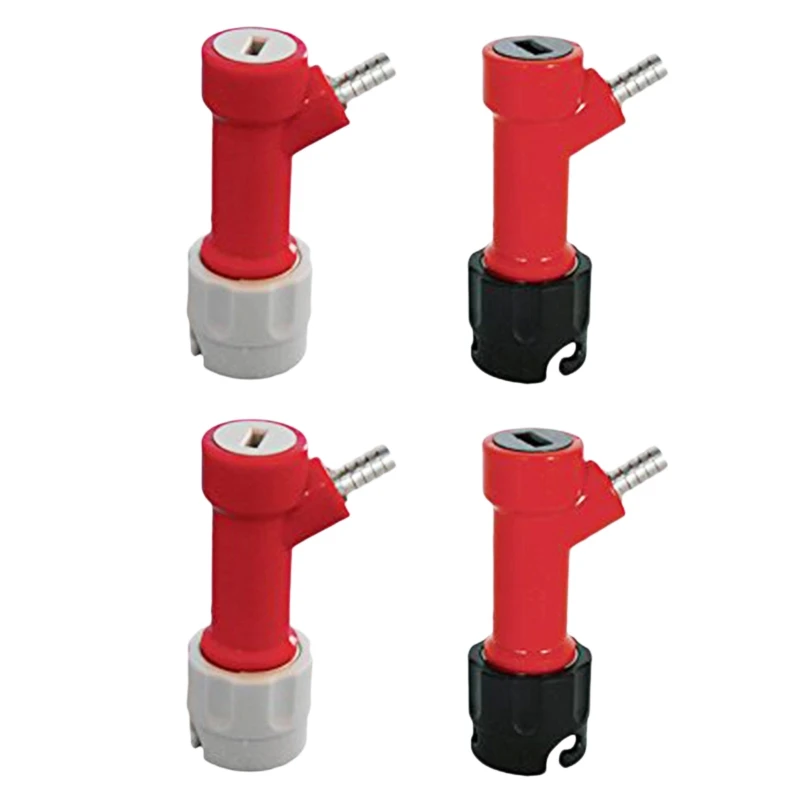 

2 Pair Pin Lock Coupler Barb Gas Liquid Quick Disconnect Set