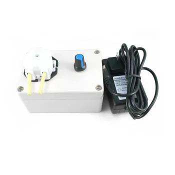 

DC 12V Dosing Pump Adjustable Flow Rate DC Motor Laboratory Mini Acid Dosing Peristaltic Pump for Aquarium Lab