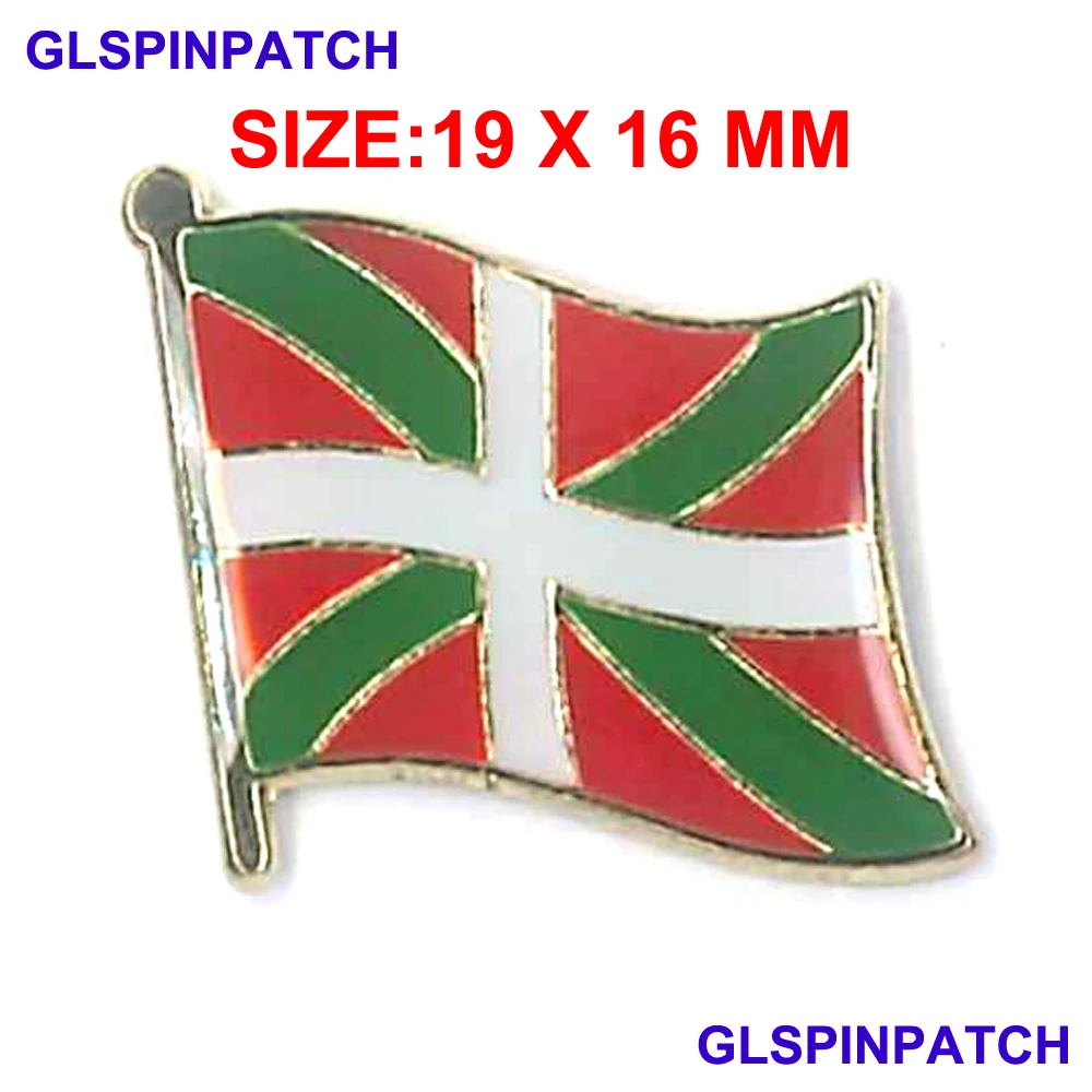 Spain County Flag Badge Flag Brooch National Lapel Pin International Travel Pins