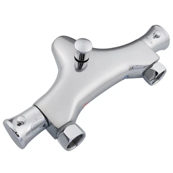 

Thermostatic Shower Faucets Set Bathroom Bathtub Thermostatic Mixer Tap Hot and Cold Bathroom Mixer Mixing Valve Bathtub Faucet