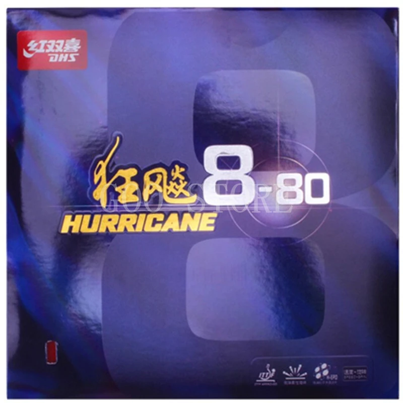 DHS Original Hurricane8-80 Hurricane 8-80 Pips-In H8-80 Table Tennis Rubber Ping Pong Tenis De Mesa Hurricane-8-80 dhs hurricane 3 table tennis rubber original pips in dhs ping pong sponge