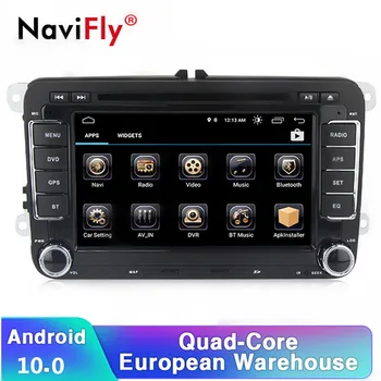 

7'' Car DVD GPS Radio stereo forVW golf 4 golf 5 6 touran passat sharan caddy polo tiguan SEAT android 10 Quad core