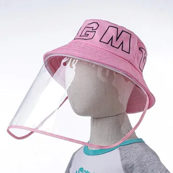 

Detachable hat children's face shield, eye protection and antifoam